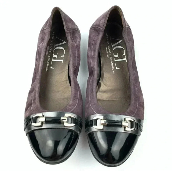 AGL Attilio Giusti Leombruni flats size 37.5 7.5 - Picture 1 of 14
